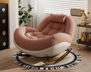 Swing chair reclining chair adult leisure sofa chair living room balcony single person sofa chair luxury eggshell chair - Product Image 4