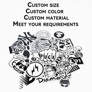 Hình dạng tùy chỉnh grinch giáng sinh rock and roll Dress-up búp bê <span class=keywords><strong>Apple</strong></span> Logo <span class=keywords><strong>Sticker</strong></span> làm bằng bền Vinyl dính loại - Product Image 4