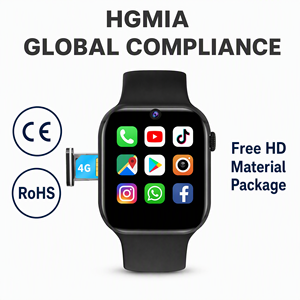 S688 Nouvelle Montre Intelligente Android 4G pour Hommes, Écran IPS de 2,02 Pouces, Moniteur de Fréquence Cardiaque, GPS, Boussole, avec <span class=keywords><strong>Carte</strong></span> <span class=keywords><strong>SIM</strong></span> et Caméra Mobile - Product Image 3