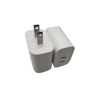 Chargeur universel PD25W personnalisé avec logo OEM, type-C, charge rapide, adaptateur de voyage portable, prise murale américaine pour iPhone 16/15/14