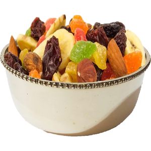 PARIJAT Artisanat Bol à mélanger en métal en laiton de taille moyenne Salade Oeuf Battre Décoratif Cuisine Servir Bonbons Bol de service - Product Image 1