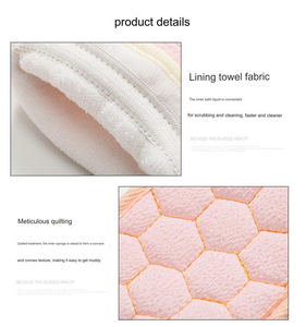 Cepillo de Baño 3 en 1 de Viscosa Natural, Toalla Exfoliante Delicada con Cinturón para Ducha - Product Image 3