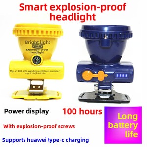 Mini Rechargeable 6000mAh LED <strong>Headlamp</strong> Industrial Waterproof High Power 10W Impact Resistant Underground Mining Lamp - Product Image 4
