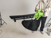Souffleur à feuilles puissant avec cordon VERTAK 2600W, machine à aspirer les feuilles, 3 fonctions, souffleur efficace pour les débris de jardin/rue/gazon