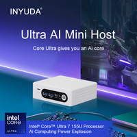 Mini PC Intel Ultra7 265H, 14ª Generación Intel Core I7, 8GB RAM, 512GB, Windows 11 Pro, Escritorio Comercial Compacto 4K
