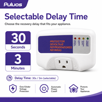 Prise de protection intelligente contre les surtensions KE-V009-N 120V 15A avec temporisation pour usage domestique