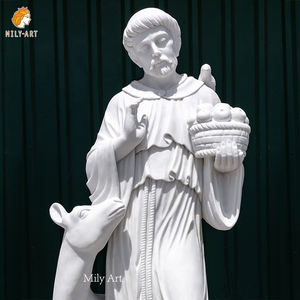 Giardino personalizzato intagliato a grandezza naturale statua di San Francesco di <span class=keywords><strong>Assisi</strong></span> - Product Image 6