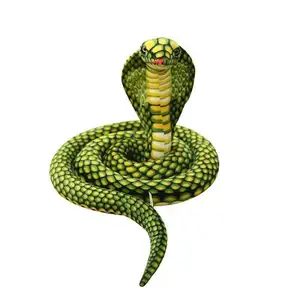 Realistic Giant Stuffed Animals Naja Nivea Cape Cobra Plush Toys Snake Simulation Giant Stuffed Toys