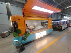 Camion de crème glacée personnalisé, cuisine mobile, bus de restauration de rue - Product Image 1