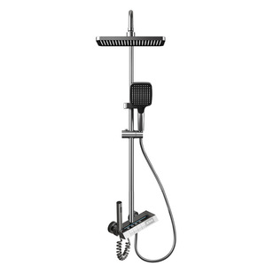 Digital Shower Set C66847 Rectangle Top Spray With Rain Shower Head Corrosion Prevention Bath Hardware - Product Image 1