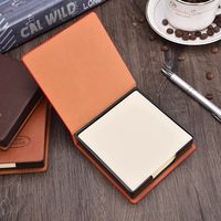 Bloc-notes autocollants personnalisés avec logo, bloc-notes promotionnels de qualité supérieure, autocollants mémo, cadeau d'entreprise, ensemble de notes adhésives avec boîte