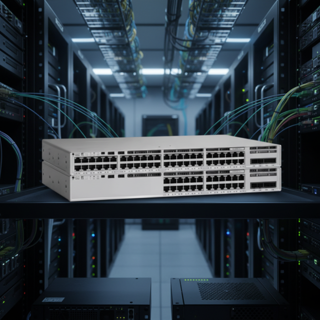 C9200l-48t-4x-e Port Gigabit Ethernet Switches Industrial Gigabit Network Switches Original New
