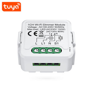 Módulo de Atenuación Gradual Inteligente Tuya WiFi, Interruptor de Luz Mini de 1 Canal, 100-240V, Control Remoto, Compatible con <span class=keywords><strong>Alexa</strong></span>, Google Home y la Aplicación Smart Life - Product Image 4
