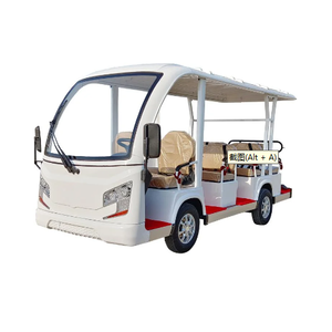 Autobús Turístico con Capacidad para 11 Pasajeros, Mini Vehículo Abierto con Batería de Plomo-Ácido para Recorridos Turísticos en Villas y Resorts, en Oferta - Product Image 1