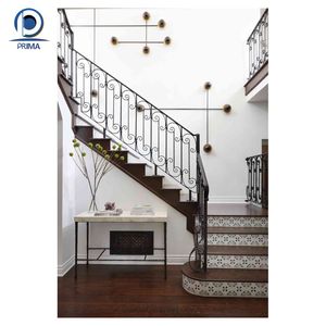 Prima <span class=keywords><strong>escalera</strong></span> personalizada escalones de madera de goma escaleras minimalistas modernas <span class=keywords><strong>escalera</strong></span> para el diseño del hogar Decoración de <span class=keywords><strong>dos</strong></span> pisos - Product Image 3
