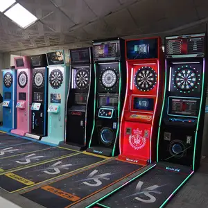 Mesin dart taman hiburan dalam dan luar ruangan permainan anak panah mesin permainan arkade permainan dengan Operator koin