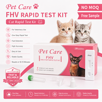 Kit de Prueba Rápida de Antígeno FeLV Felino, Casete de Prueba Rápida para el Virus de la Leucemia Felina, Caja de 10 Pruebas