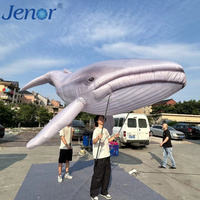 Baleine gonflable géante pour défilés, utilisée pour les événements commerciaux en plein air - Décoration de créature marine à des fins publicitaires
