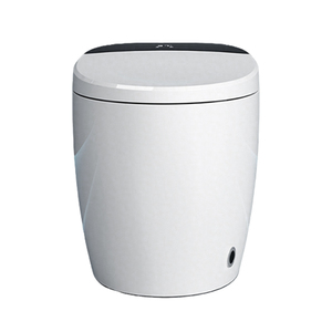 WC intelligent automatique monobloc à siphon intégré, avec abattant ABS, cuvette en céramique, chasse d'eau à siphon en S allongé et fonction de chauffage du siège - Product Image 4