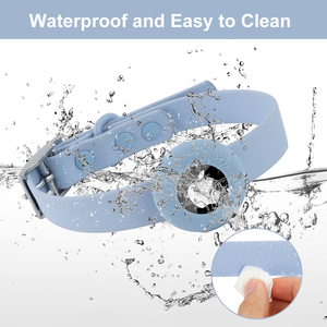 Neues Design Einstellbares wasserdichtes Trainings-Haustier halsband Air Tag Hunde halsband mit <span class=keywords><strong>GPS</strong></span>-<span class=keywords><strong>Tracking</strong></span>-PVC-Hunde halsband - Product Image 3