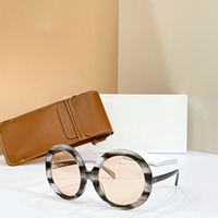 Nouvelles Lunettes de Soleil Tendance 2026 – Designer, Mode Femme, Verres Noirs, Grande Taille Ronde, Protection UV400, Idéales pour les Fêtes