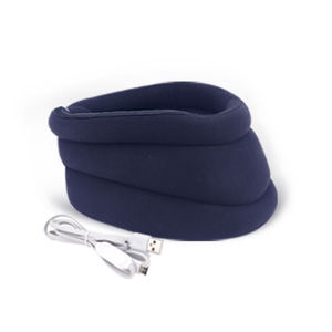 USB 전기 격렬한 연약한 거품 자궁 경관 고리 목 지원 <span class=keywords><strong>Brace</strong></span> 대는 목 고통 & 등뼈 압력을 구호합니다 - Product Image 2