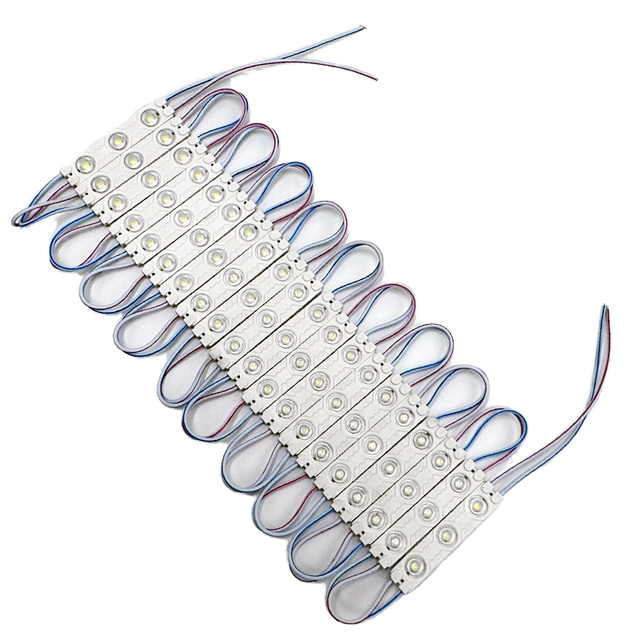 Outdoor Sign LED Module Light IP44 Waterproof DC 12V 1.5W SMD 2835 Cool White Dimmable