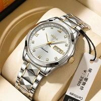 Montre à quartz Aili Feida pour femme, boîtier en alliage, bracelet en acier inoxydable, 9 mm, étanche, lumineuse, ultra-fine, double fermoir papillon, style professionnel