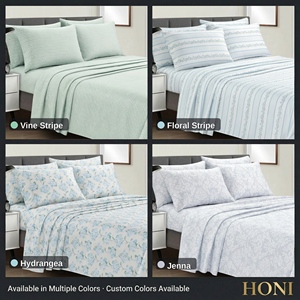 Ensemble de literie en microfibre HONI 90 g/m², léger, résistant aux plis, 3 pièces - Product Image 2