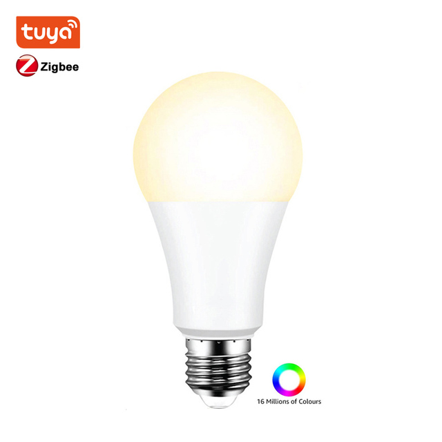 LEDEAST A60Z-12 Zigbee Smart Bulb TUYA Color Atmosphere Light Remote Control Work with Alexa google Home