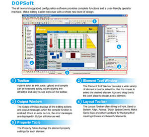 Delta DOP-103BQ 4.3-Inch Compact HMI <b>Mini</b> PLC Human Machine Interface for Small-<b>Scale</b> Automation - Product Image 5