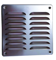 Capot étanche à la pluie en acier inoxydable, sortie d'échappement perforée de ventilation de calandre de dissipation thermique