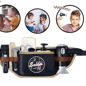 Coiffure Montessori <span class=keywords><strong>jouet</strong></span> mode semblant jouer sèche-cheveux Salon de coiffure <span class=keywords><strong>maison</strong></span> jouer en plastique <span class=keywords><strong>jouet</strong></span> ensemble de barbier - Product Image 4