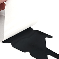 Étiquettes souples 3D dorées brillantes, autocollants en PVC à encre métallique pour vêtements de mode, décalcomanies de luxe