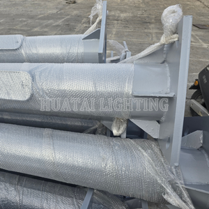 เสาไฟเหล็กแบบแขนคู่สำหรับกลางแจ้งในชนบทเสาจากโรงงานจีนราคาถูก4ม. 5ม. 6ม. 8ม. 8ม. 9ม. 10ม. 12ม. - Product Image 3