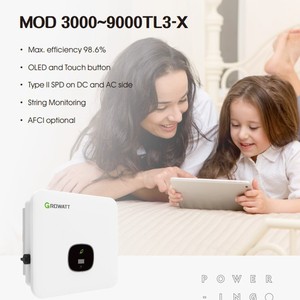 Inversor trifásico Growatt para conexión a red, 3KW 9KW DC 1000V AC 400V, inversor solar - Product Image 3