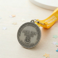 Médaille de remise de diplôme personnalisée Sojagy pour la maternelle, médaille en métal doré pour la maternelle avec ruban et cadeau