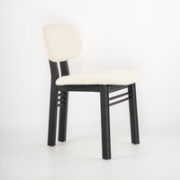 Chaise de salle à manger moderne en bois massif Mobilier de restaurant