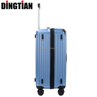 Ensemble de bagages à roulettes 4 roues en ABS+PC, moderne, léger, étanche, avec fermeture éclair, poignée souple, doublure en polyester, pour aéroport et extérieur, unisexe