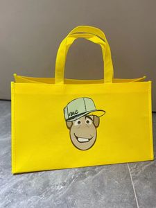 Non-woven bags/<b>tote</b> bags with bottoms and sides various colors universal packaging screen printing available free logo design - Product Image 5