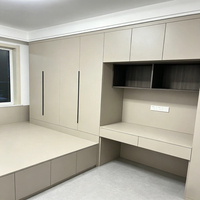 Lit plateforme tatami minimaliste sur mesure, panneau écologique à faible teneur en formaldéhyde, mobilier pour la maison