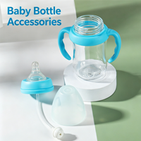 Bouteille en verre pour bébé personnalisée de 60 ml, 120 ml, 160 ml, 240 ml