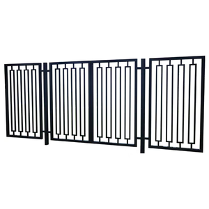 Sân sau chống leo lên rèn sắt riêng tư hàng rào màn hình vườn gia súc hồ bơi dê nguồn cung cấp trang trí hàng rào 3D mô hình bao gồm - Product Image 6