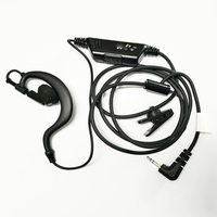 Headset Earphone Bentuk G Untuk Walkie Talkie TC-320 TC-310 EHS-12A