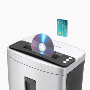 Déchiqueteuse <span class=keywords><strong>de</strong></span> documents professionnelle silencieuse 58 dB, 15 feuilles, 60 min, CD/cartes <span class=keywords><strong>de</strong></span> crédit, 30 L, pour bureau - Product Image 2