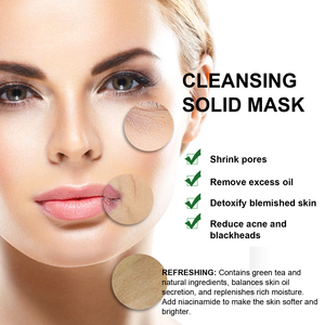 VOGSIG नाक पैच ब्लैकहैड हटानेवाला स्ट्रिप्स और मिट्टी कीचड़ हरी चाय तेल नियंत्रण सफाई मुखौटा छड़ी ठोस चेहरे का मुखौटा - Product Image 5