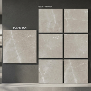 Calacatta Gold 800x800mm Matte Glazed Porcelain Marble Look <b>Tiles</b> For Premium Interior Flooring - Product Image 3