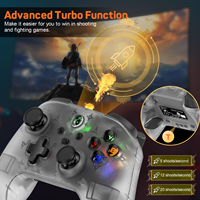 Contrôleur sans fil LinYuvo avec fonction de réveil et capteur gyroscopique 6 axes pour commutateur/PC/Android/IOS KC06