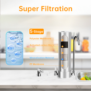 Stainless Steel Bench Top <strong>Water</strong> <strong>Purifier</strong> 5-stage <strong>Water</strong> <strong>Purifier</strong> <strong>Machine</strong> for Home Filtre Eau Pour Maison - Product Image 3