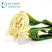Médaille vierge rotative en alliage de zinc 3D personnalisée, bon marché, pour sublimation, pour récompenses sportives